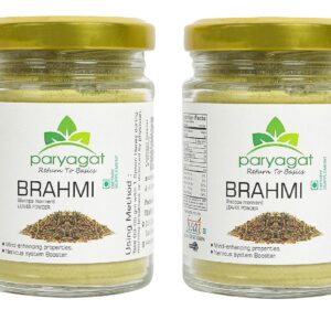 Organic Brahmi Powder for Eating by Paryagat - Bacopa Monnieri Leaves Powder for Immune Support, Long & Thick Hair Growth, Scalp Treatment, Dandruff Removal (100 Gram, Pack of 2). - Image 7