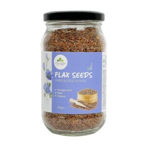 Premium Flax Seeds High in Omega-3 Fatty Acids and Fiber 250g