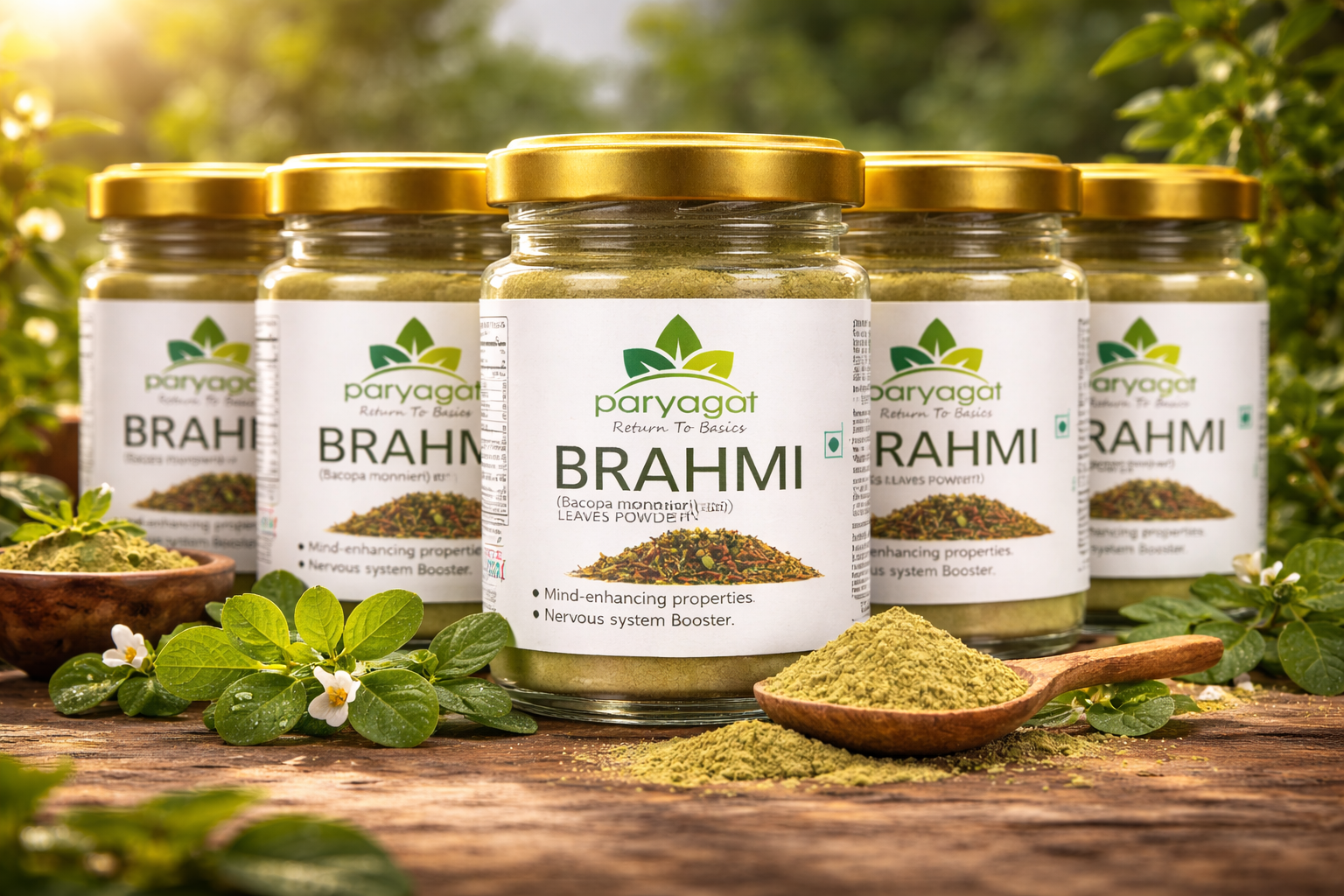 Image Shown Brahmi Leaves Powder Benefits: Ayurvedic Herb for Memory, Focus and Brain Health