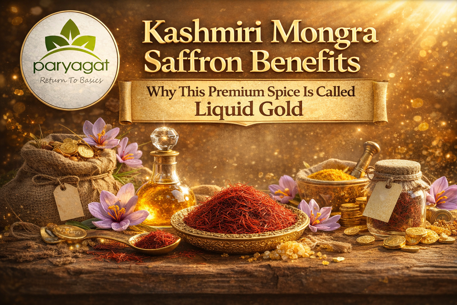 Image shown Kashmiri Mongra Saffron Benefits: Why This Premium Spice Is Called Liquid Gold