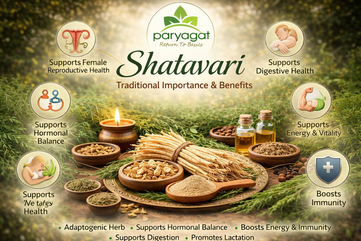 Image shown Why Shatavari is Called the Queen of Herbs in Ayurveda