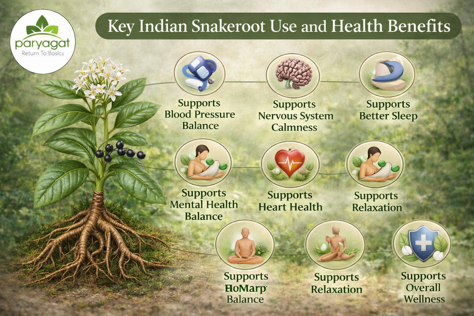 Image shown Complete Guide to Sarpagandha (Indian Snakeroot): Uses, Benefits, and Precautions