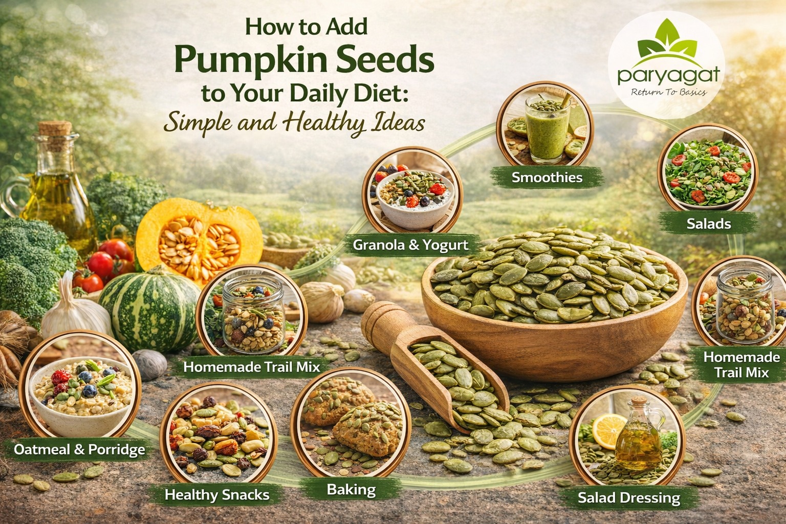 Image shown How to Add Pumpkin Seeds to Your Daily Diet: Simple and Healthy Ideas